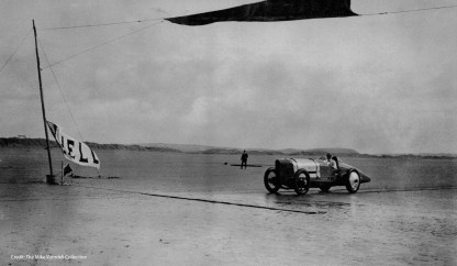 350hp Sunbeam on the start line at Pendine